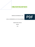 Hacia La Comprensión de Las TIC en Las Organizaciones