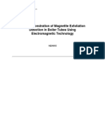 Field Demonstration of Magnetite Exfoliation Detection in Boiler Tubes Using Electromagnetic Technology