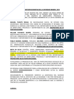 JUNTA GENERAL Aprob. Transf. Participaciones, Modif. Parcial de Estatutos, Ratif. de Gerente Gral y Nombramiento de Gte. Adm.