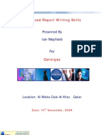 Advanced Report Writing Skills