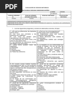 Evaluacion de Ciencias Naturales Microorganismos 5 Basico