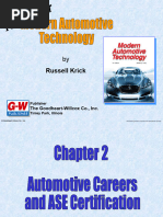 Chapter 2 Automotive Careers and ASE Certification