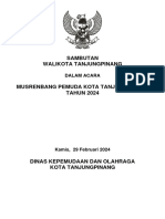 Lampiran 6 Pidato Walikota