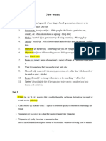 Word Explanation - Unit 2-10 Reading, ENGLISH HP1 UEH