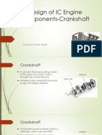 Design of Crankshaft