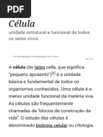 Célula - Wikipédia, A Enciclopédia Livre