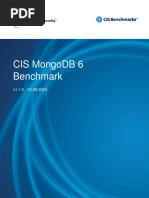 CIS Mongodb 6 Benchmark v1.1.0 PDF