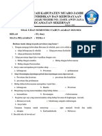 Soal Ujian Kelas 2 Tema 4