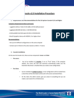 SG-Systems Console v2-0 Installation Procedure