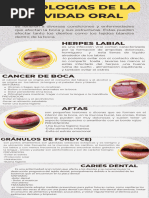 Infografia de Patologia de Cavidad Oral