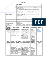 Lesson Plan-4 Grade