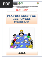 Plan Del Comite de Gestión Del Bienestar 2024