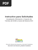 Instructivo para Carga de Tickets Del Sistema NOC - Guía de Trámites