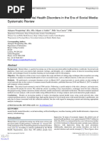 Researching Mental Health Disorders in The Era of Social Media: Systematic Review