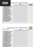 Registro de Asistencia Estudiantes 24