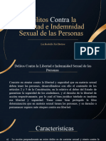 Delitos Contra La Libertad e Indemnidad Sexual de Las Personas