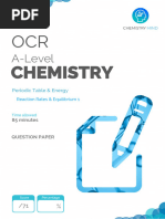 Reaction Rates - Equilibrium 1 QP