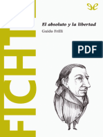 Fichte. El Absoluto y La Libertad