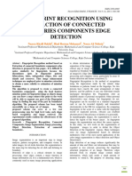 Fingerprint Recognition Using Extraction of Connected Boundaries Components Edge Detection