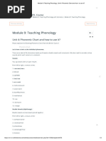 Module 9 - Teaching Phonology - Unit 4 - Phonemic Chart and How To Use It