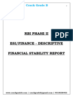 Financial Stability Report Desc Ques