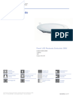 Panel Led Embutido