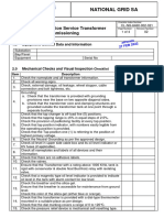 CL-NG-6460-002-021 Checklist For Station Service Transformer Commissioning Rev02