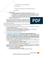 2.1.4 - Délais de Prescription