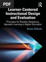 Rasha AlOkaily - Learner-Centered Instructional Design and Evaluation - Principles For Flexible, Ubiquitous, Agnostic Learning in Higher Education-Routledge (2023)