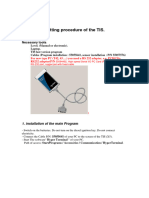 TIS Setting Procedure - Max W-EN