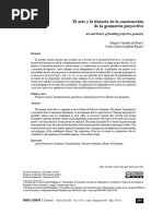 El Arte y La Historia de La Construcción de La Geometría Proyectiva