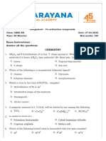 Assignment - Co-Ordination Compounds (5396) - QP