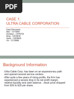 Ultra Cable Corporation Case