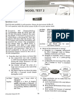 Form 1 English Model Test