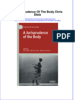 PDF A Jurisprudence of The Body Chris Dietz Ebook Full Chapter