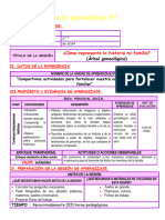 Sesión Cómo Represento Lahistoria Familiar (Árbol Genealógico) Maestra Janet