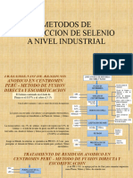 Metodos de Produccion de Selenio A Nivel Industrial