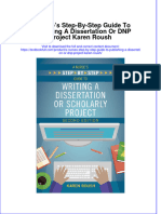 Full Chapter A Nurses Step by Step Guide To Publishing A Dissertation or DNP Project Karen Roush PDF