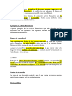 Los Activos Financieros Renta Fija y Renta Variable (1-A)