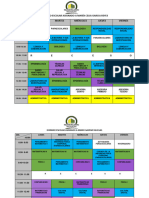 Horario Escolar Agosto 2023 - Enero 2024 para Entregar