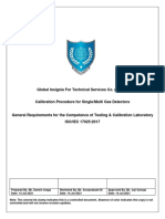 Calibration Procedure For Multi Gas Dectector