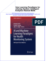 Full Chapter Ai and Machine Learning Paradigms For Health Monitoring System Intelligent Data Analytics Hasmat Malik PDF