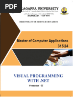 PG - MCA - Computer Applications - 31524 MCA VB - NET - 8300