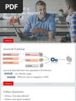 Ways To Get A BI Publisher Report From APEX. Copyright 2014 Oracle and - or Its Affiliates. All Rights Reserved.