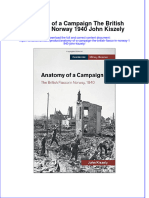 Textbook Anatomy of A Campaign The British Fiasco in Norway 1940 John Kiszely Ebook All Chapter PDF