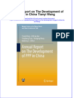 Full Chapter Annual Report On The Development of PPP in China Tianyi Wang PDF