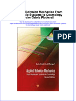 PDF Applied Bohmian Mechanics From Nanoscale Systems To Cosmology Xavier Oriols Pladevall Ebook Full Chapter