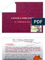 Grade 6 Eng PPT (U 1. A House A Home (Poem) )