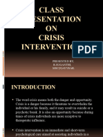 Crisis Intervention