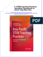 PDF Asia Pacific Stem Teaching Practices From Theoretical Frameworks To Practices Ying Shao Hsu Ebook Full Chapter